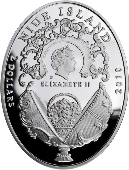 2 $, Carskie Jaja Faberge - Jajo Koniczynowe, 2010