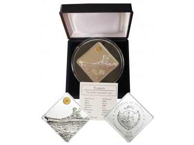 10 dolarów, Słynne okręty II Wojny Światowej - Pancernik Yamato (2 oz), 2008