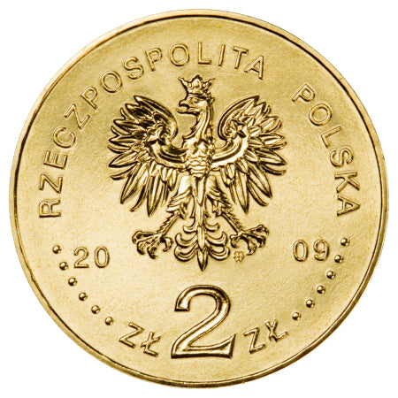 2 zł, 65. rocznica Powstania Warszawskiego - poeci warszawscy (K. K. Baczyński, T. Gajcy), 2009