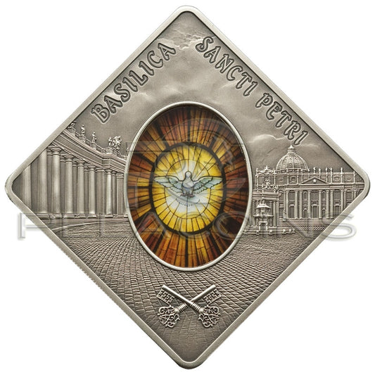 Palau 2011 10$ St. St. Peters Basilica Sacred Art Holy Windows