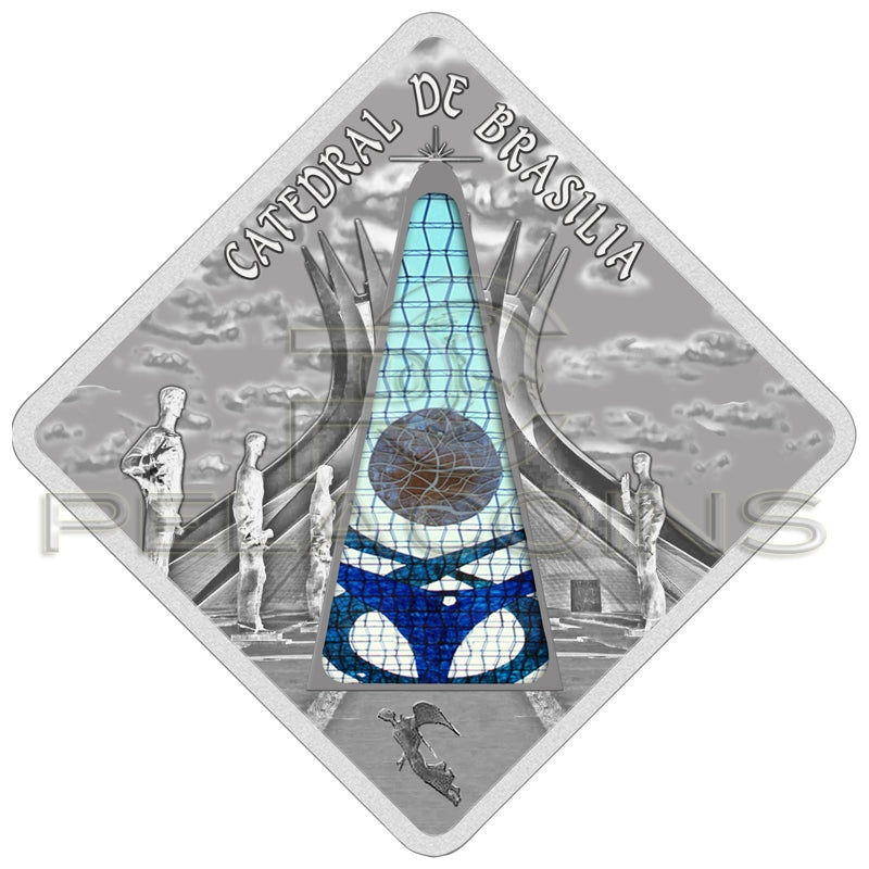 Palau 2012 10$ Holy Windows - Brasilia Cathedral