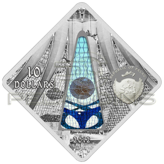 Palau 2012 10$ Holy Windows - Brasilia Cathedral
