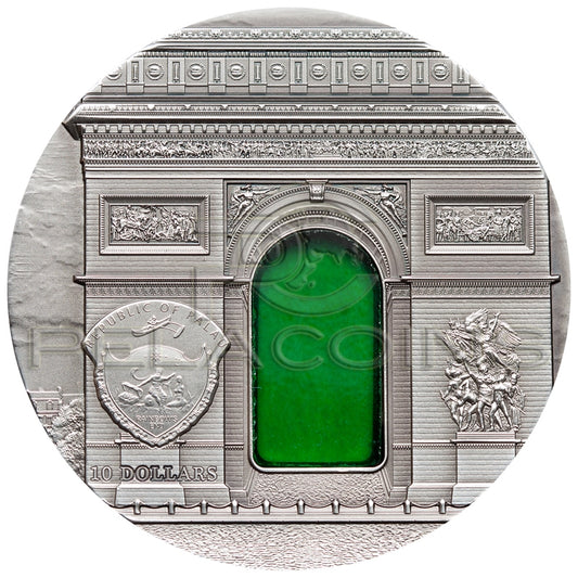 Palau 2012 10$ Tiffany Art - Neoclassicism