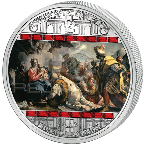 Cook Islands 2013 20$ Masterpieces of Art Niccolo Bambini Adoration of Kings