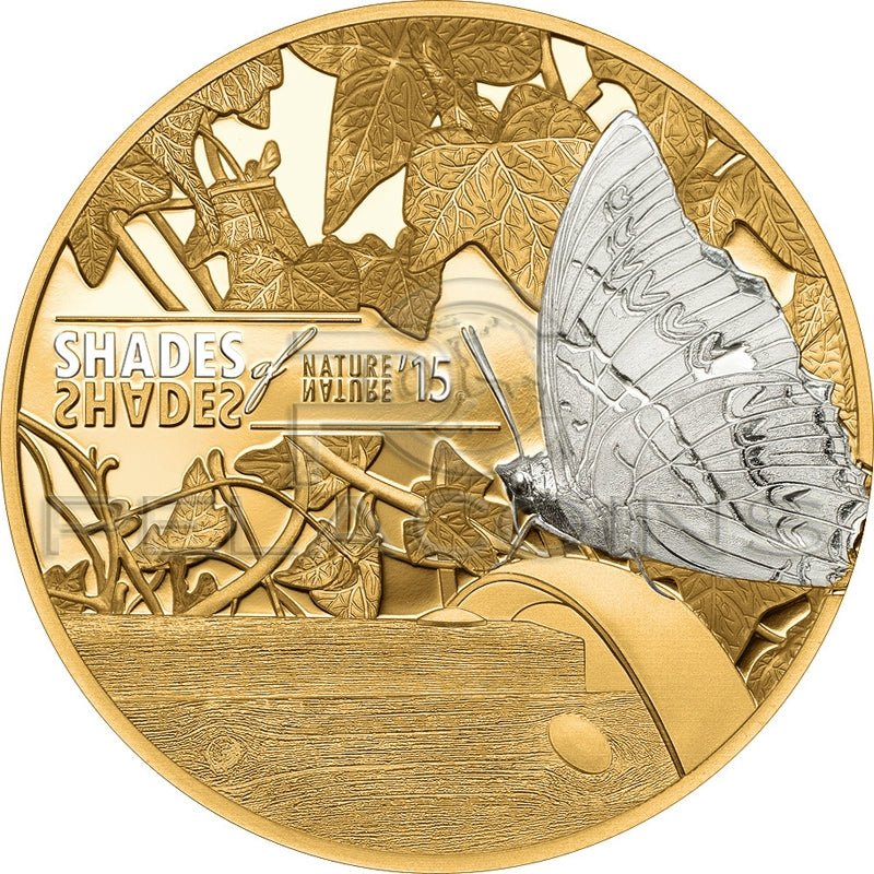 Cook Islands 2015 5$ Shades of Nature - Butterfly