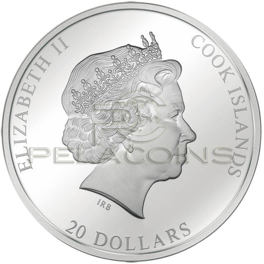 Cook Islands 2016 20$ Masterpieces of Art - Resurrection of Jesus - Tintoretto