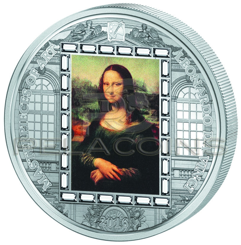 Cook Islands 2016 20$ Masterpieces of Art - Leonardo da Vinci Mona Lisa