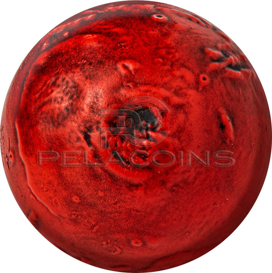 Barbados 2021 5$ SPHERICAL MARS 3D Planet 1oz