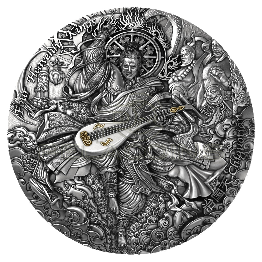 Niue Island 2021 5$ CHIGUOTIAN - Four Heavenly Kings 2oz