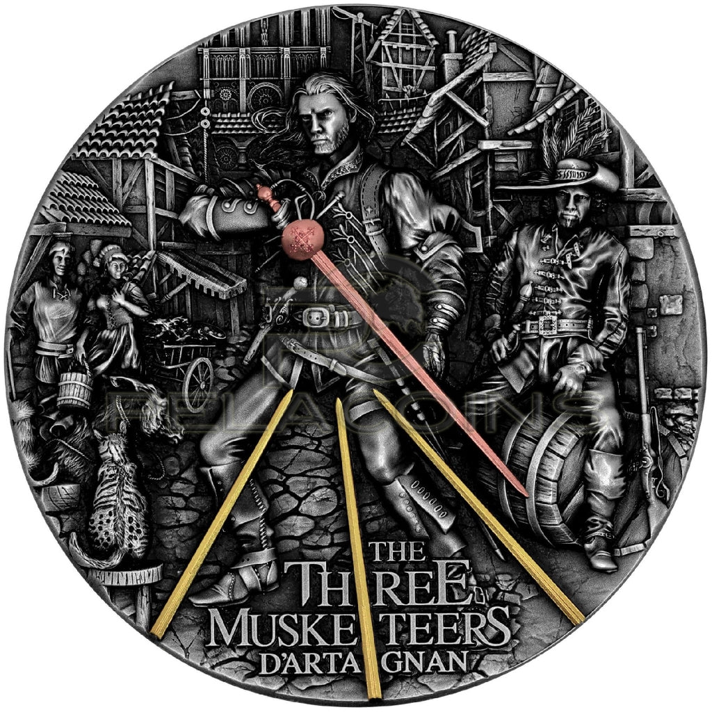 Niue Island 2022 5$ D'ARTAGNAN - THE THREE MUSKETEERS 2oz