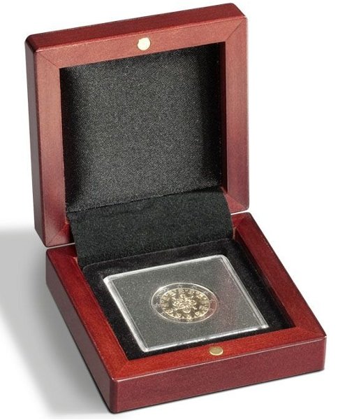 Drewniane etui VOLTERRA do 1 kapsuły QUADRUM - małe