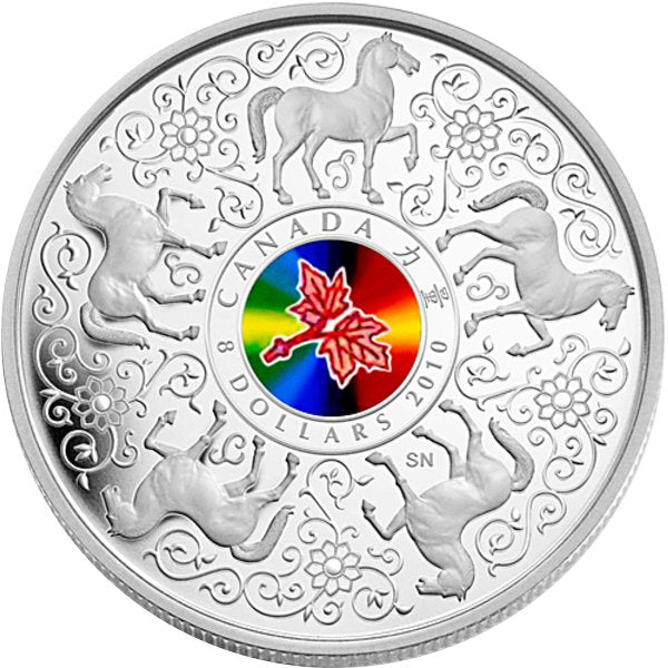 8 dolarów, Klonowy Liść Siły - Koń, 2010