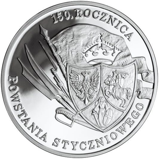 10 zł, 150. rocznica Powstania Styczniowego, 2013
