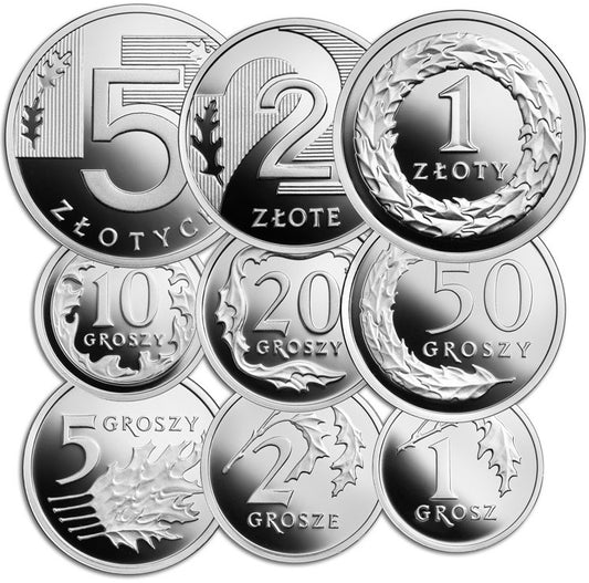 100 lat złotego - zestaw srebrny, 2019