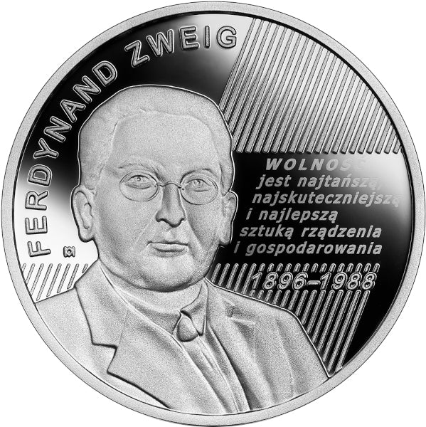10 zł, Wielcy polscy ekonomiści - Ferdynand Zweig, 2021