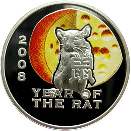 1 dolar, Kalendarz chiński - Rok Szczura - Szczur (Year of the Mouse 2008), 2007