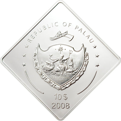 10 dolarów, Słynne okręty II  Wojny Światowej - USS Missouri (2 oz), 2008
