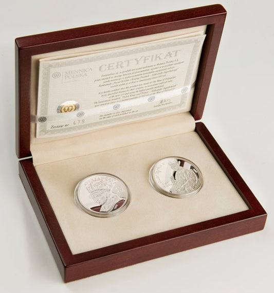 Koronowani Królowie Polski - Aleksander Jagiellończyk (1501-1506) - zestaw srebrny, 2009