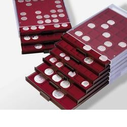 Kaseta MB CAPS 32 na monety 10 zł w kapslach + szuflada w kolorze dymnym