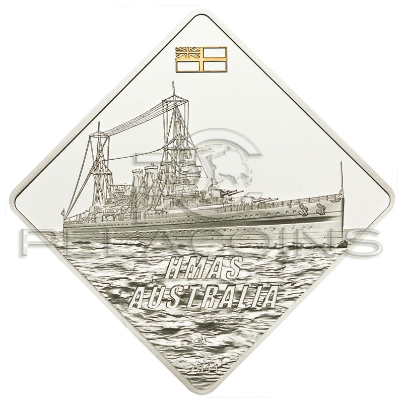 Palau 2011 10$ HMAS Australia