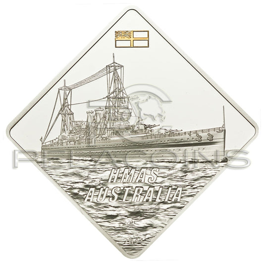 Palau 2011 10$ HMAS Australia