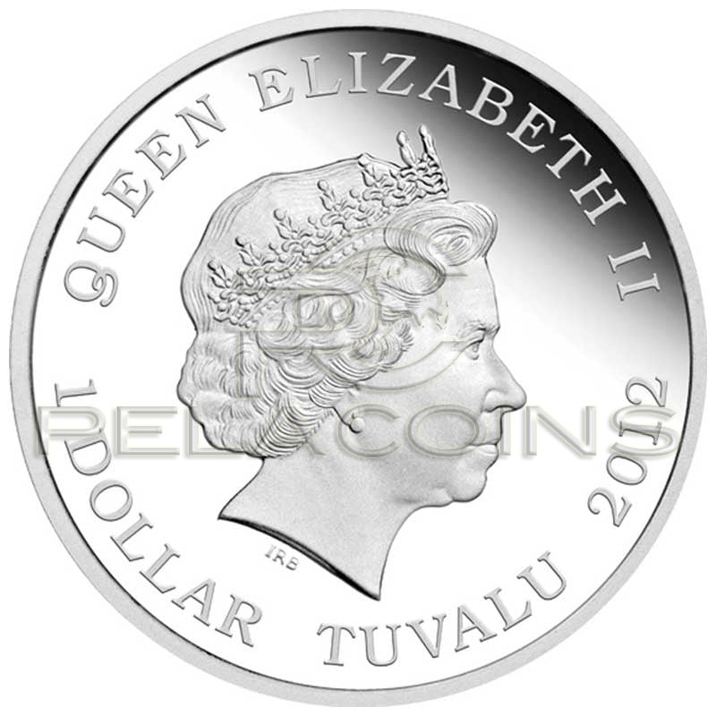 Tuvalu 2012 1$ Dragons of Legend 3 - George Dragon