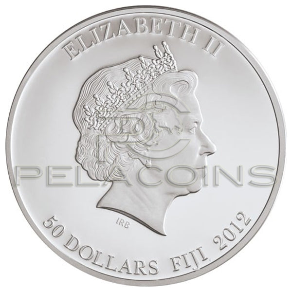 Fiji 2012 50$ Jewels of Egypt Nefertiti 2oz
