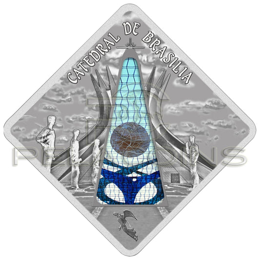 Palau 2012 10$ Holy Windows - Brasilia Cathedral