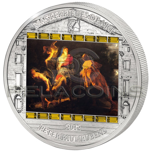 Cook Islands 2012 20$  Masterpieces of Art Flight Into Egypt Peter Paul Rubens