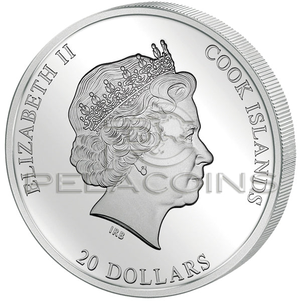 Cook Islands 2014 20$ Masterpieces of Art - Vermeer Van Delft