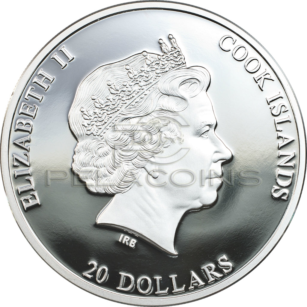 Cook Islands 2014 20$ Masterpieces of Art - Leda and Swan