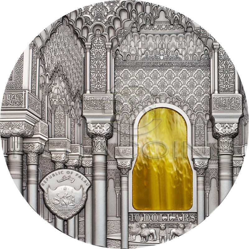 Palau 2015 10$ Tiffany Art - Nasrid Style