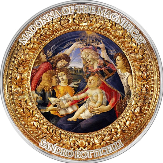 Niue Island 2015 10$ Perfection in Art - Madonna of the Magnificat 2oz