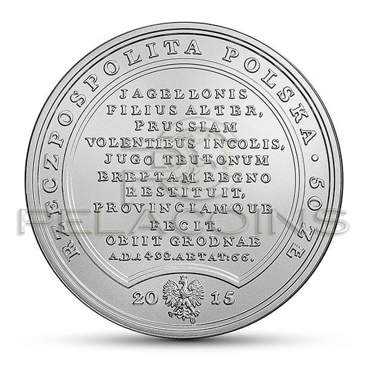 Polska 2015 50 zł Skarby Stanisława Augusta – Kazimierz Jagiellończyk