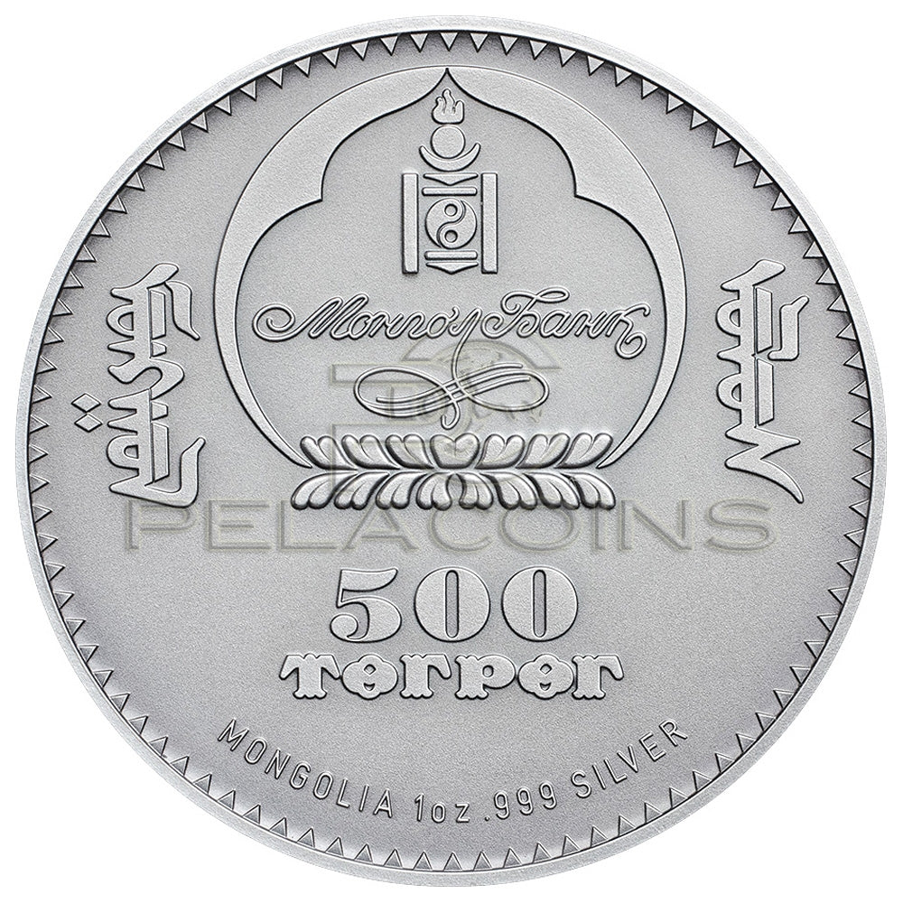 Mongolia 2016 500 Togrog Wildlife Protection - Saker Falcon