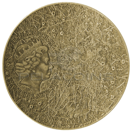 Niue Island 2016 1$ Mercury Meteorite NWA 7325/8409 - Solar System II 1oz