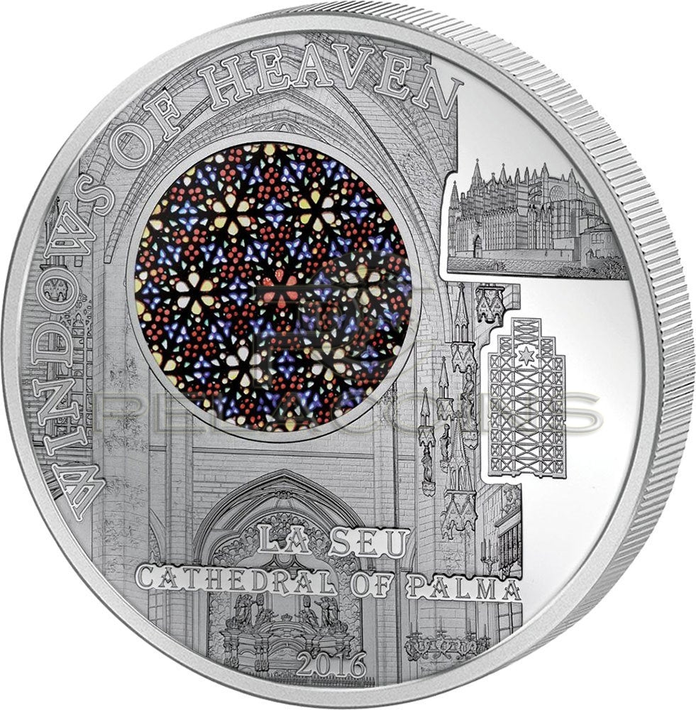 Cook Islands 2016 10$ Windows of Heaven - La Seu Cathedral Palma