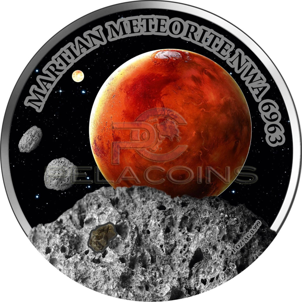 Niue Island 2016 1$ Mars Martian Meteorite NWA 6963