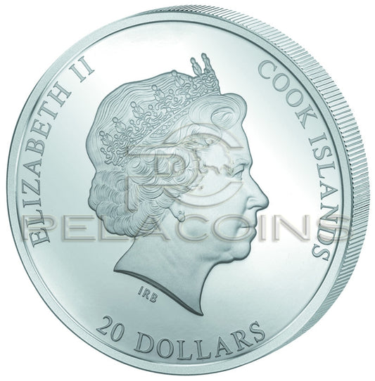 Cook Islands 2016 20$ Masterpieces of Art - Leonardo da Vinci Mona Lisa