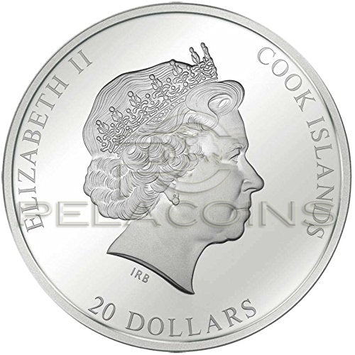 Cook Islands 2017 20$ Christ entry into Jerusalem - Masterpieces of Art Peter Paul Rubens Easter Edition 3oz