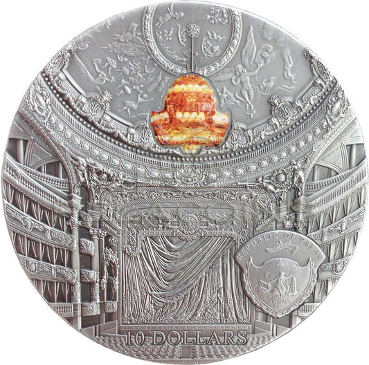Palau 2014 10$ OPERA GARNIER Famous Opera 2oz