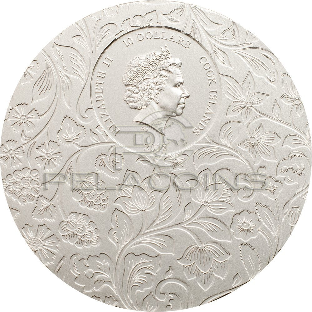 Cook Islands 2018 10$ Door Hole - Little Secrets 2oz