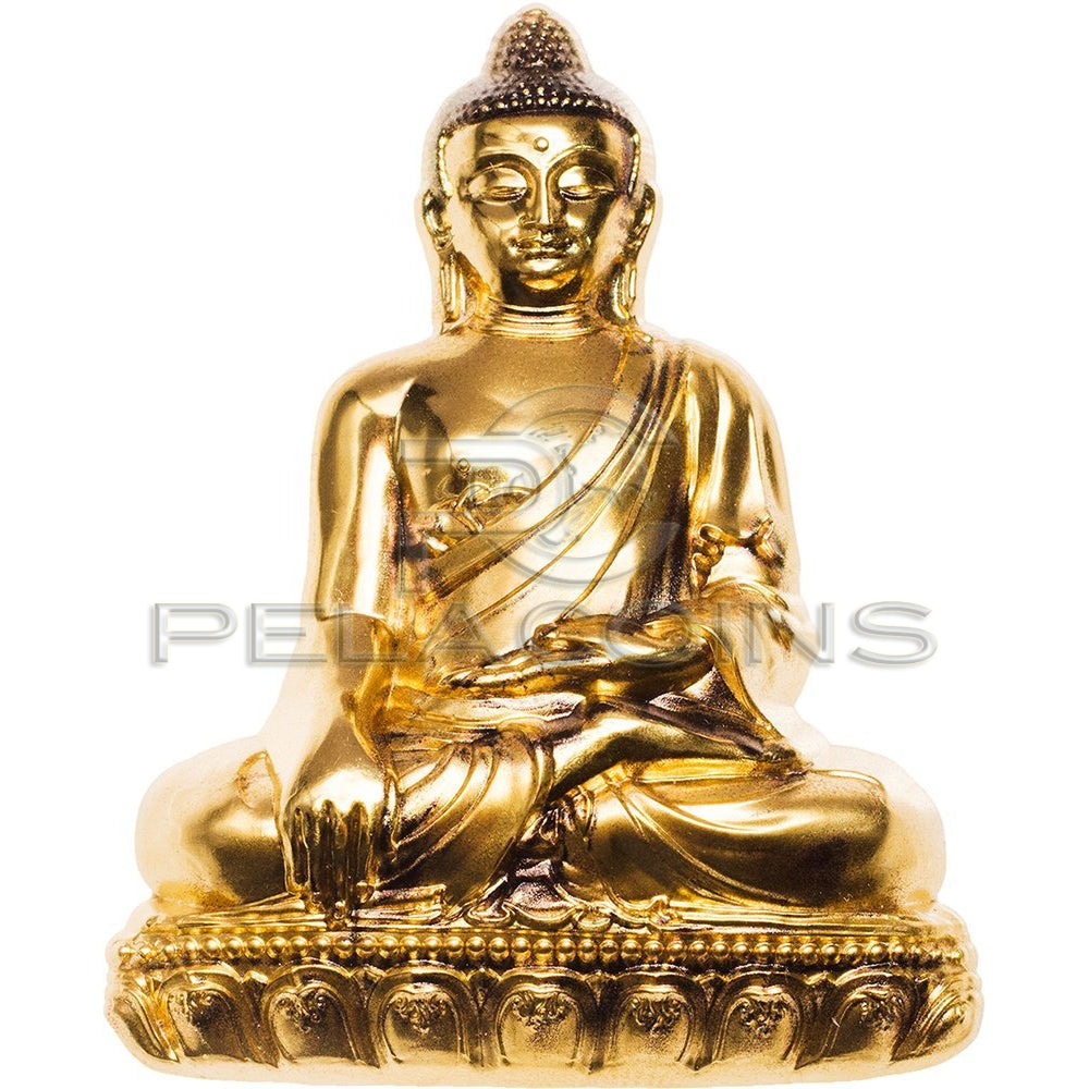 Mongolia 2018 2000 Togrog SHAKYAMUNI BUDDHA Shaped 3oz