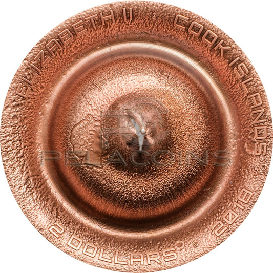 Cook Islands 2018 2$ Erfoud Meteorite NWA 6827