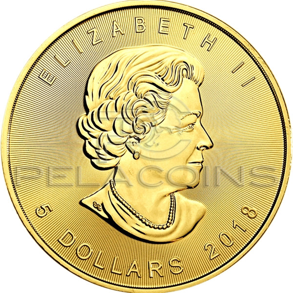 Canada 2018 5$ Maple Leaf Zodiac - Capricorn 1oz gilded