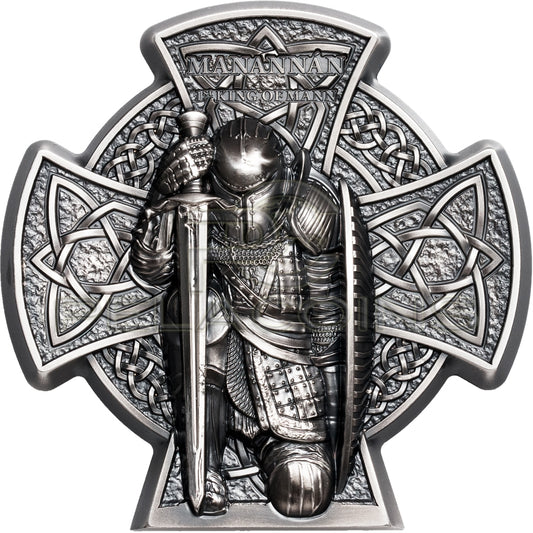 Isle of Man 2019 5£ MANANNAN First King of Mann 3oz