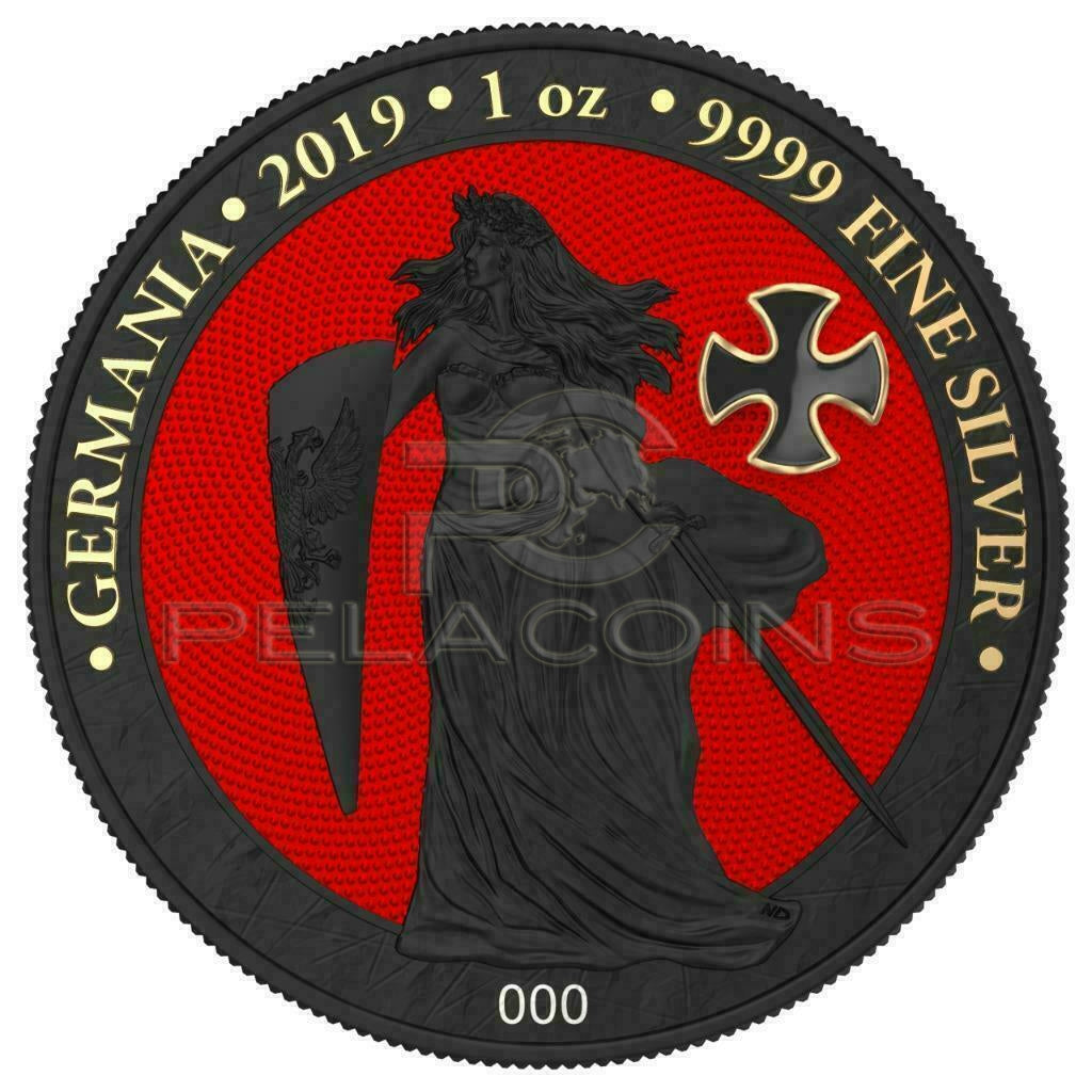 Germania Iron Cross 2019 5 Mark 1oz Silver Coin