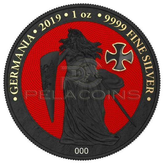 Germania Iron Cross 2019 5 Mark 1oz Silver Coin