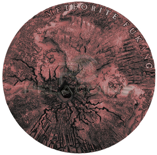 Niue 2018 5$ FUKANG World of Meteorites Copper Plating 2oz