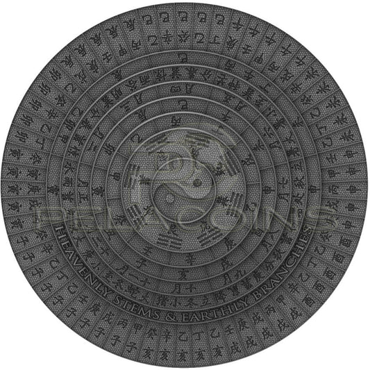 Niue 2020 5$ HEAVENLY STEMS AND EARTHLY BRANCHES - Ancient Calendars 2oz